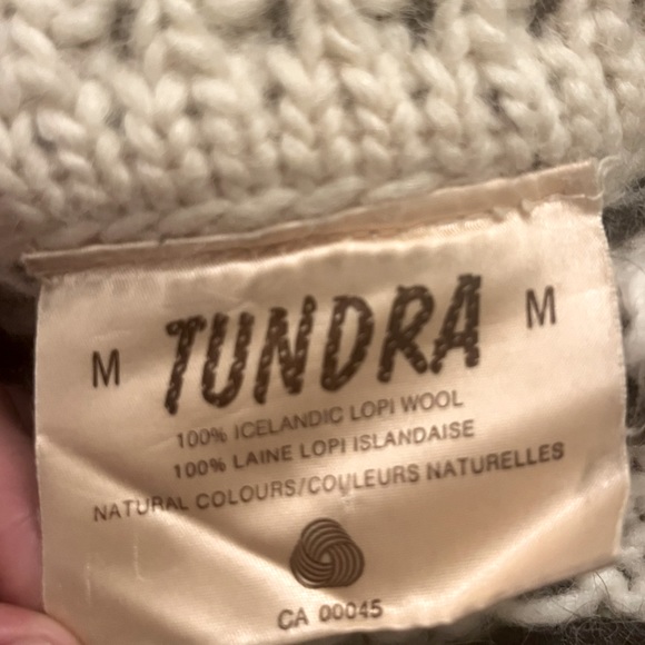 TUNDRA vintage 100% icelandic wool sweater/jacket - Picture 3 of 4